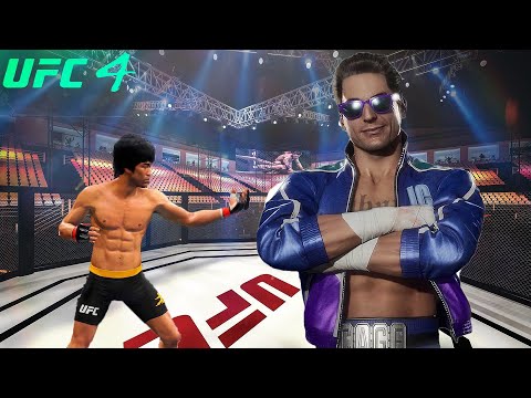 🐯UFC 4 |Bruce Lee vs. Johnny Cage Mortal Kombat  - Tiger Fight🐯