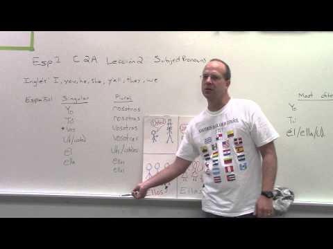 Esp1 C2A L2 Subject Pronouns