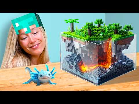 Insane $10k Minecraft Ecosystem for Axolotl!