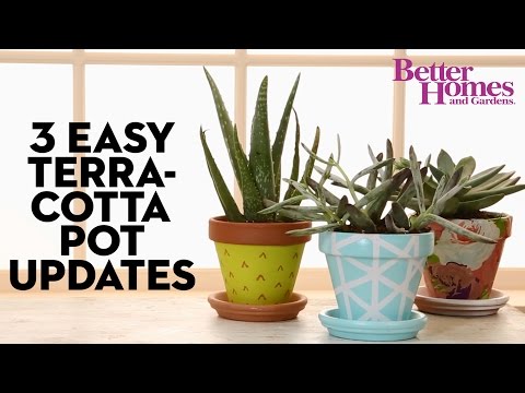 3 Easy Terra-Cotta Pot Updates