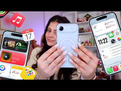 ONLY using Apple Widgets to make my IPHONE AESTHETIC📱✨