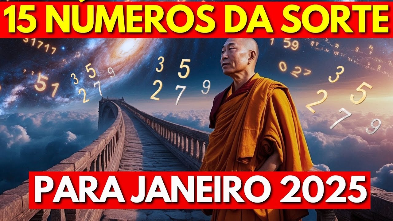 15 NÚMEROS da SORTE para Hoje! MUDE SUA VIDA FINANCEIRA AGORA!
