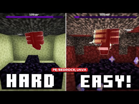 How to Kill WITHER Easily in Minecraft WITHER TRAP (2025)