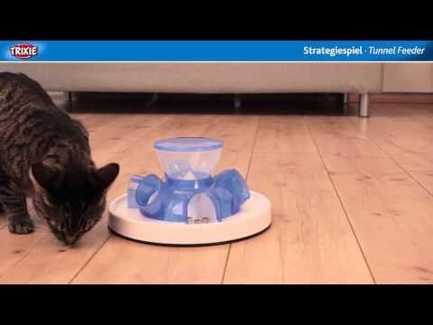 cat activity tunnel feeder