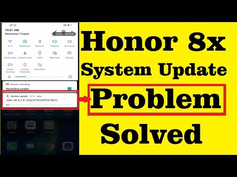 How To Solve Honor 8x System Update Notification Problem