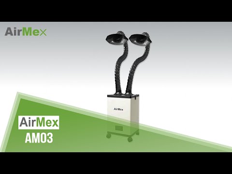 AM 03 Absaugung für Lötrauch, Rauch, Gase, Gerüche, Laserrauch und Dämpfe! AirMex Luftreinigung!