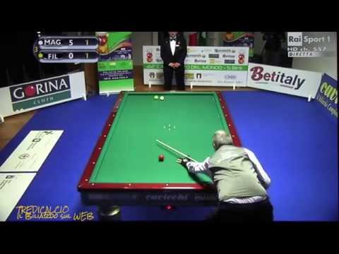 MAY vs. FILIPPI - 22nd WORLD BILLIARDS CHAMPIONSHIP 2015 MILAN