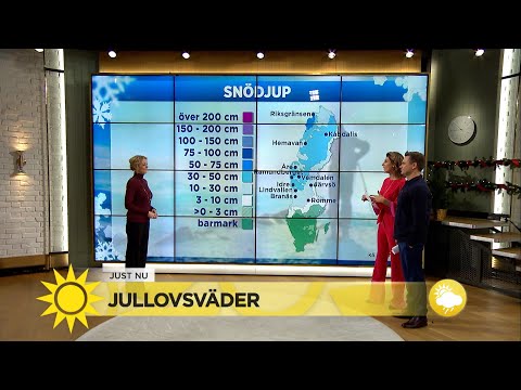 Så blir vädret i skidbacken! - Nyhetsmorgon (TV4)