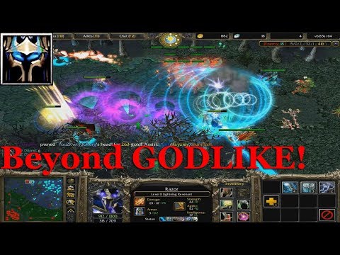 DotA 6.83 - Razor Beyond GODLIKE | Listen to the Boss (11k Game)