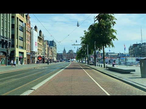 Driving in Amsterdam, Holland - 4k Video - Driving Tour