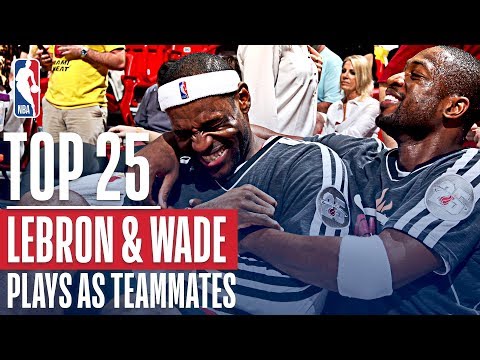 LeBron James and Dwyane Wade’s Top 25 Plays As Teammates