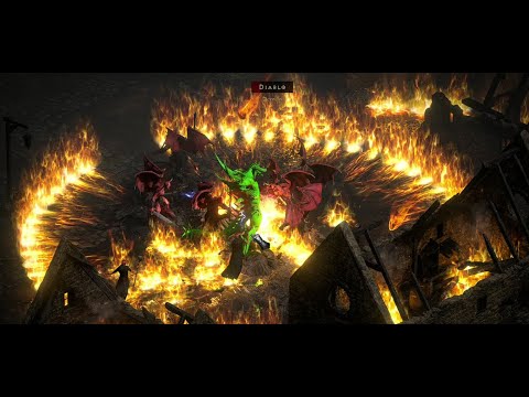 DIABLO 2 RESURRECTED - UBER DIABLO SOLO FURY DRUID