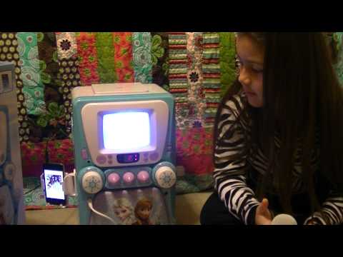 Disney Frozen Karaoke Machine with Monitor plus Bonus CD+G and Lyric Booklet - Walmart.com