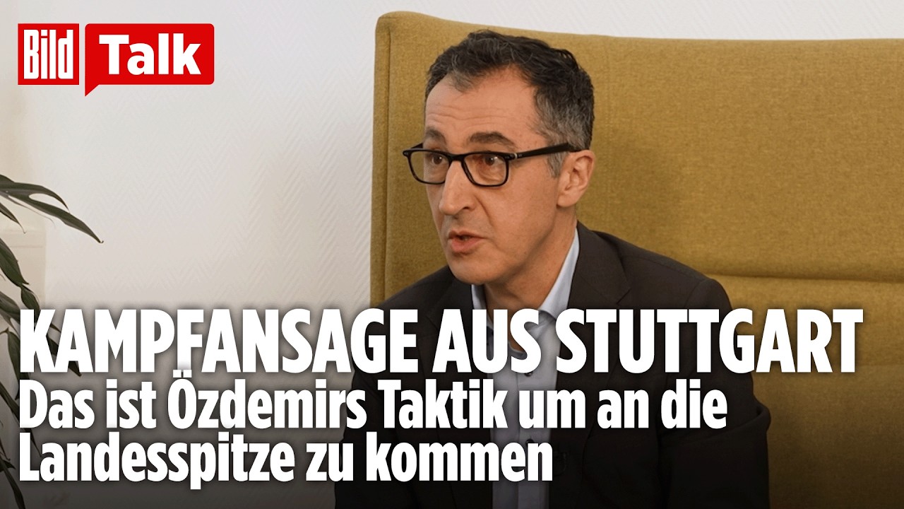 VOM BUNDESTAG IN DIE LANDESPOLITIK: Cem Özdemir erklärt, wie er Baden-Württemberg führen will