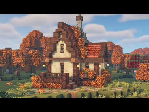 EPIC Autumn House Build in Minecraft!