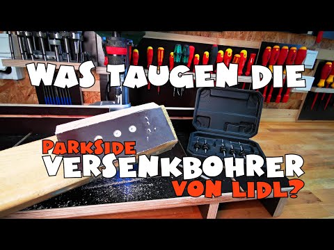 Im Einsatz: Lidl - PARKSIDE® Versenkbohrer Set