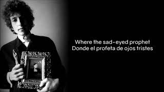 Bob Dylan Sad Eyed Lady Of The Lowlands (Lyrics &amp; Traducción, English Español)
