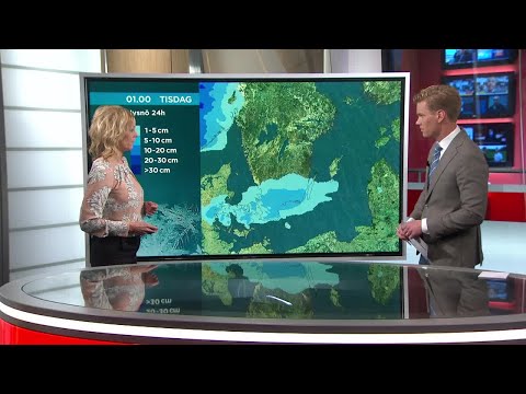 Nya varningar för snö i södra Sverige - Nyheterna (TV4)