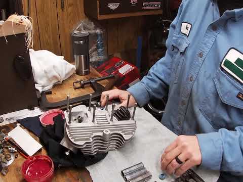 Harley Shovel Head James Valve Seal install.