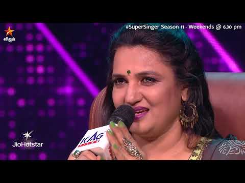 Live Performance of Chinna Kili Vanna by #Sukanya mam 🎶| Endrendrum Captain | Super Singer Season 11