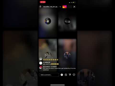 Mb #tdr beefing Genna #tcg and Ebz#m40 on ig live🔥🔥