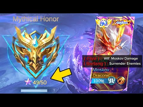 Top Global Moskov Gameplay: 1 Star Mythical Glory Unveiled~ MLBB