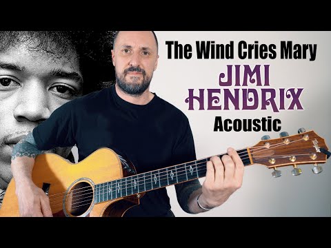 The Wind Cries Mary - Jimi Hendrix acoustic Tutorial