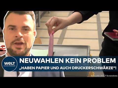 AMPEL-AUS: "Wir haben Papier und auch Druckerschwärze"! Neuwahlen kein Problem – Landrat Schomann