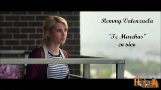Remmy Valenzuela Te marchas en vivo banda estreno 2017