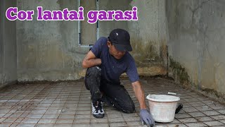 cara floor carport agar tidak mudah pecah dan ambles