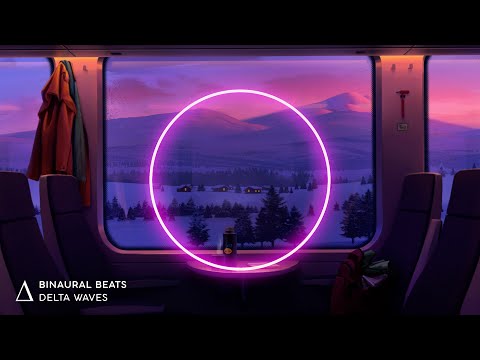Deep SLEEP MUSIC for Insomnia | 3Hz Delta Brain Waves “Holiday Train” Binaural Beats