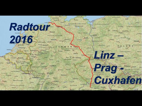 Radtour von Linz (A) über Prag nach Cuxhafen