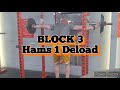 DVTV: Block 3 Hams 1 Deload