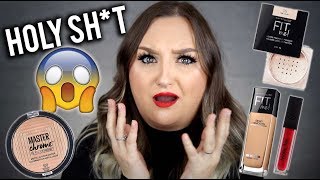 AHH! | FULL FACE DRUGSTORE/AFFORDABLE FIRST IMPRESSIONS! MAYBELLINE, FLOWER BEAUTY ETC.