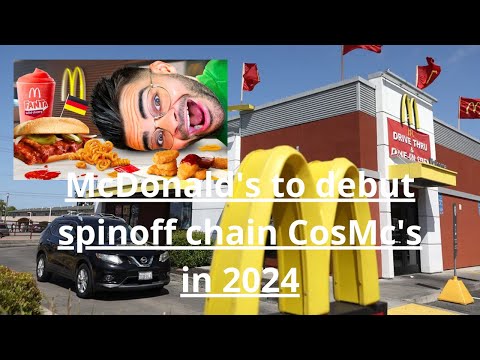 McDonald's lançará rede spinoff CosMc's em 2024