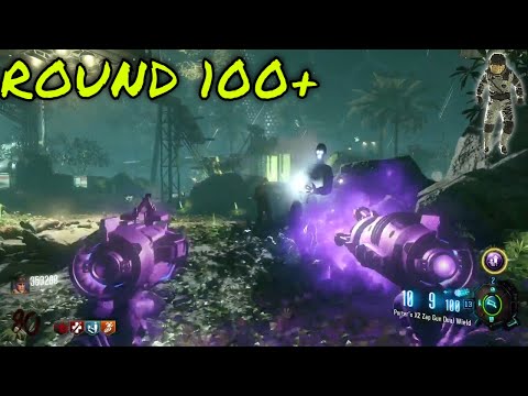Black ops 3 Round 100+ World Record MOON - P15 (Classic Gameplay - Standard Gobblegums)