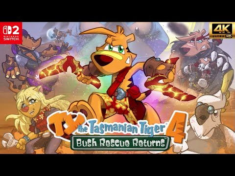 Ty the Tasmanian Tiger 4: Bush Rescue Returns (NSW2)  Full Gameplay | 4K ⁶⁰ᶠᵖˢ