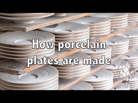 How porcelain plates are made | I visited the workplace of J.L.Coquet in France
