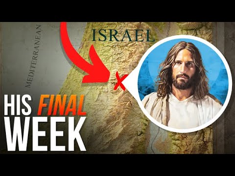 The Final Week of Jesus' Life on a Map