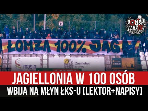 Jagiellonia w 100 osób wbija na młyn ŁKS-u [LEKTOR+NAPISY] (23.10.2021 r.)