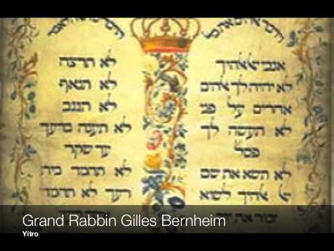 Yitro 2014 Grand Rabbin Gilles Bernheim
