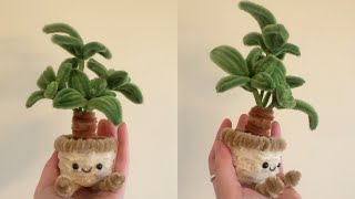 DIY cute money tree out of pipe cleaners #diytutorial #pipecleanercrafts #easycraft