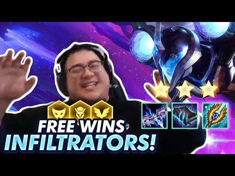 HOW TO HYPERROLL INFILTRATORS FOR FREE WINS! | TFT | Teamfight Tactics