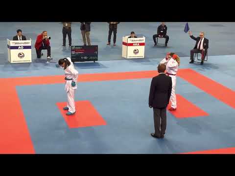 MADANI KELARA (USA) vs KYDONAKI KYRIAKI (GRE) 68+ Kg Final Athens series A Female Kumite 2023