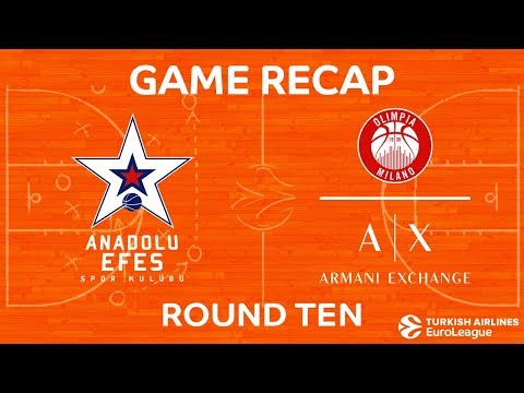 Highlights: Anadolu Efes Istanbul - AX Armani Exchange Olimpia Milan