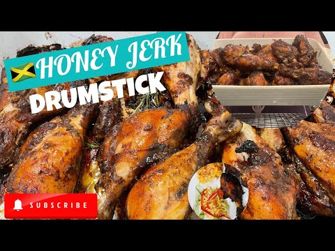 Easy Oven Style Jamaican Honey Jerk Drumsticks Recipe