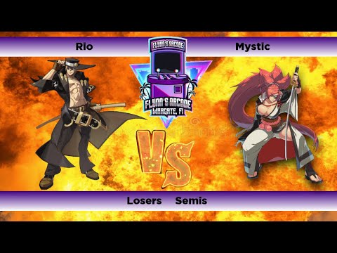Flynn's Arcade 058 Losers Semis - Rio (Johnny) Vs Mystic (Baiken) Guilty Gear Xrd Rev