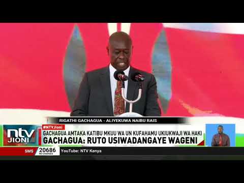 Gachagua asema rais Ruto anawadanganya wageni kwenye kongamano la Africa Forward Summit