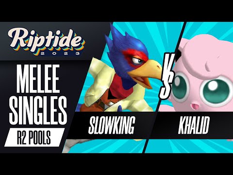 Slowking (Falco) vs Khalid (Jigglypuff) - Melee Singles Round 2 Pools - Riptide 2023