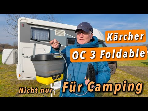 Kärcher OC 3 Foldable – mobile battery-powered low-pressure cleaner; not just for cycling/camping...